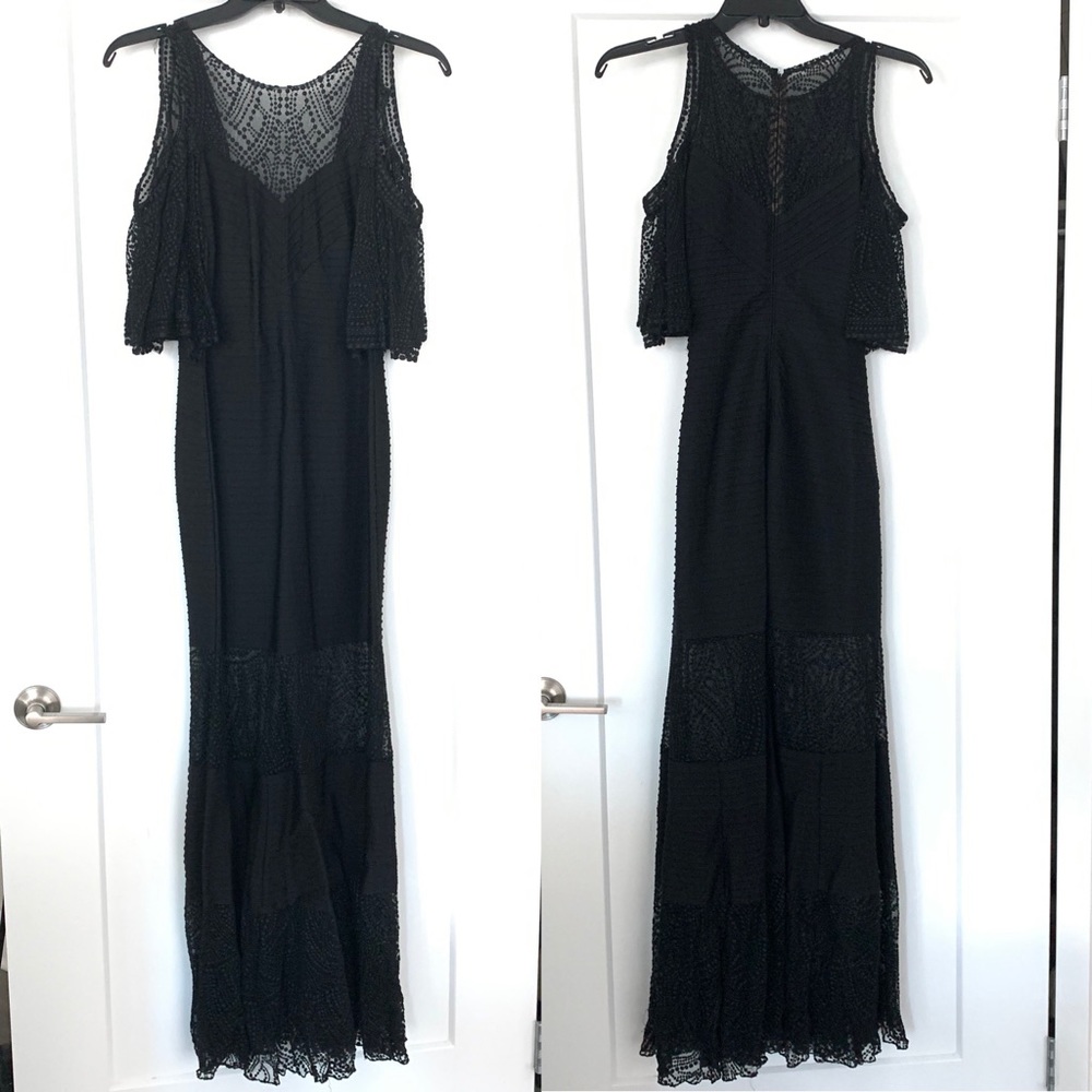 New & Sold Out Tadashi Esme Gown in Black - Picture 5 of 8